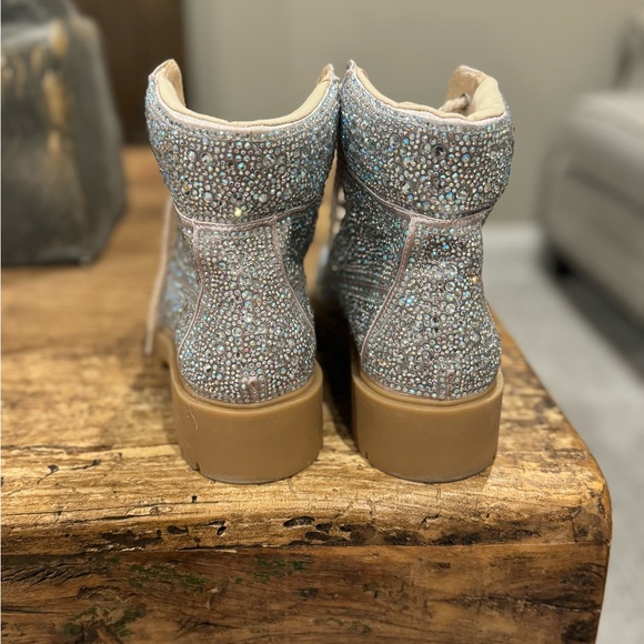 Betsy Johnson Sparkle Boots - Picture 3 of 3
